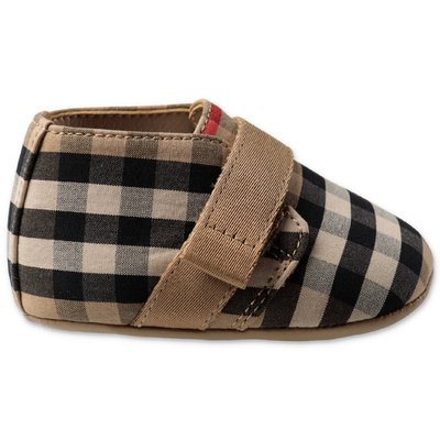Burberry Vintage Check cotton CHARLTON pre walker shoes