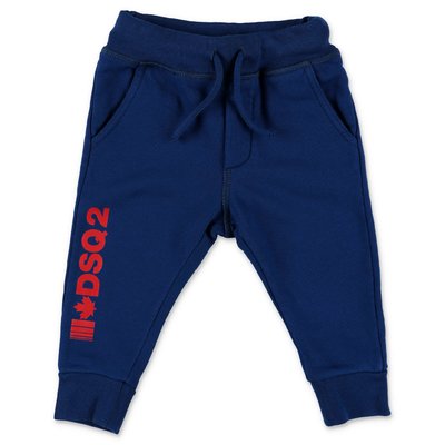 DSQUARED2 blue cotton sweatshirt