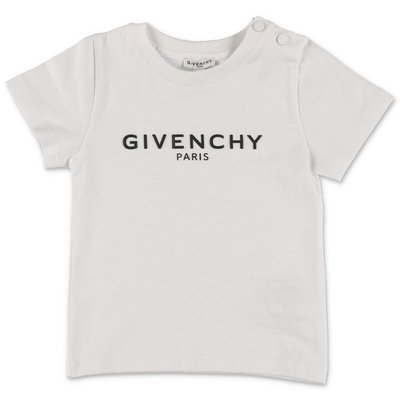 Givenchy white logo detail cotton jersey t-shirt