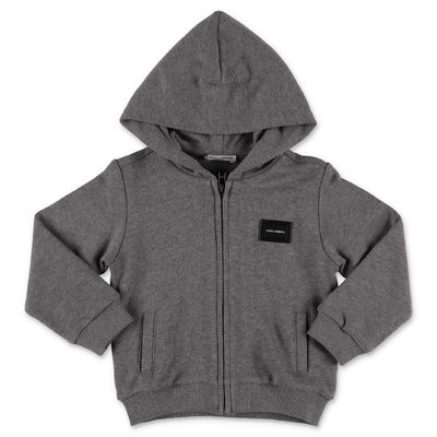 Dolce & Gabbana dark grey cotton hoodie