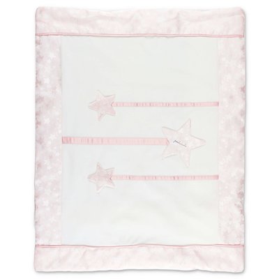 Modì white cotton chenille removable blanket
