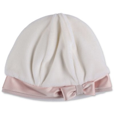 Modì white cotton chenille hat